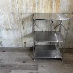 MUJI 無印良品　ステンレス　ユニットシェルフ　小　3段　③