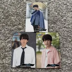 仮面ライダーガッチャード　ブロマイドコレクション　一ノ瀬宝太郎　3枚セット