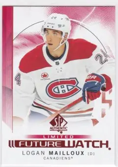 LOGAN MAILLOUX RC! 2024-25 SP AUTHENTIC