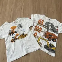 UNIQLO トミカ Tシャツ 100と110サイズ ホワイト
