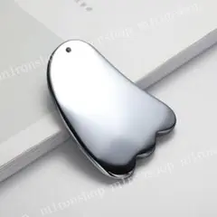 テラヘルツ鉱石 かっさ プレート 羽根型 高純度 マッサージ フェイス ボディ