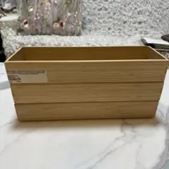⭐️新品 ・未使用品⭐️無印良品　重なる竹材　整理ボックス　大　【3点まとめ売り】