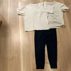 UNIQLO Tシャツ2枚&長ズボンセット