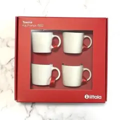 新品未使用　iittala ミニマグ　4個セット Teema ホワイト