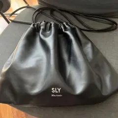 SLY 巾着　ショルダーバッグ　黒
