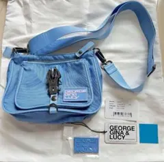 【希少品】GEORGE GINA & LUCY 2WAYショルダーバッグ 緑 希少品】GEORGE GINA & LUCY 2WAYショルダーバッグ 緑