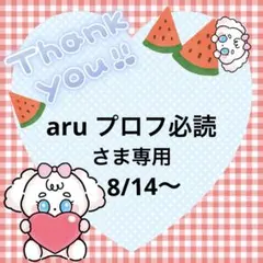 aru プロフ必読さま専用
