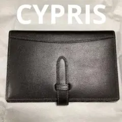 CYPRIS 日本製　革製黒　KRAUSE 25mmx6リング手帳