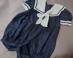美品 ALETTA レトロ セーラー マリン ロンパース イタリア製 35