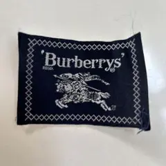 Burberrys ライオン刺繍 ネイビーラベル　タグのみ