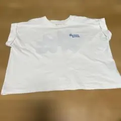 Repipi 花刺繍 Tシャツ ホワイト