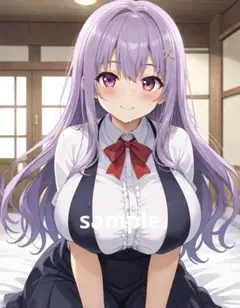 AIイラスト 美女 A4ポスター H2