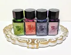ガラスペンインクラメ入り 4色セット