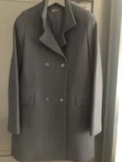 ネイビー ウールコート