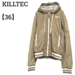 KILLTEC レディース S相当 ブルゾン♡フード かわいい♡秋冬 ベージュ