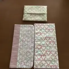 リバティハンカチ×2 ティッシュカバー