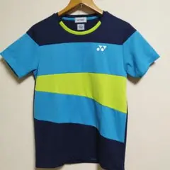 未使用に近い YONEX Sサイズ ベリークール ボーダーTシャツ
