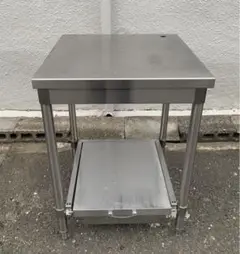 業務用 作業台 スライド台付き 幅600×奥行600×高さ810 特注品 大阪発