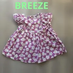 BREEZE 花柄カットソー　130cm