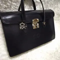 未使用品✨️ 学生かばん　牛革　学生鞄　昭和レトロ スクールバック 鍵付