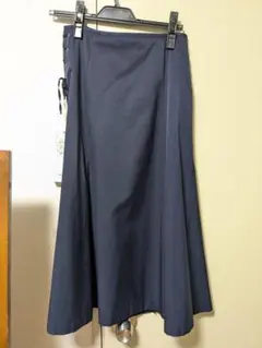 TOCCA トッカ 洗える BELLスカート ネイビー