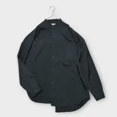 完売品♦︎サジェッション（M）ピンタック ドッキング アシメワイドシャツ 羽織り