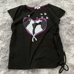 美品✨【SONIA by Sonia Rykiel】黒 猫柄Tシャツ (32)