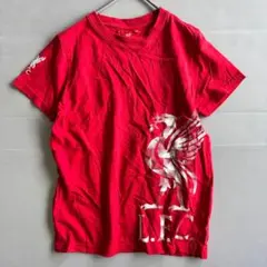 【リバプールFC】グラフィックT 半袖Tシャツ　サッカー　赤　レッド　コットン