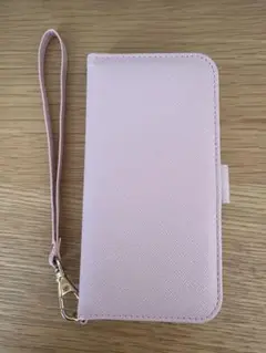 ラスタバナナ　iPhone16 手帳型スマホケース ピンク カードポケット付き