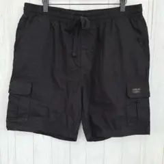 ショートパンツ 綿100％ メンズ ウエストゴム ポケット Ｌ　夏