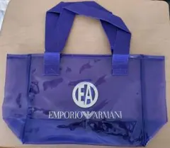 【新品】EMPORIO ARMANI ビニールトートバッグ