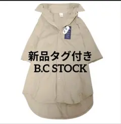 【新品】B.C STOCK／ドゥ アリュール スムースショートスリーブシャツ