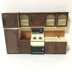 ビンテージ　トイ　キッチン　プチブライス　ミニチュア　ドール