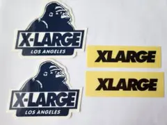X-LARGE ステッカー 4枚セット