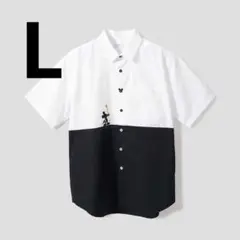 Lサイズ　キングダムハーツ　いっしょに鍵をかけよう！　半袖シャツ　グラニフ