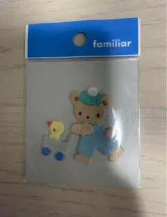 ファミリア　familiar　一緒におさんぽ　アイロンワッペン　ワッペン　新品