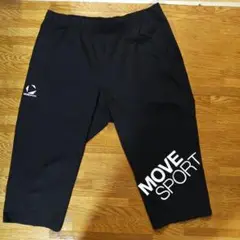 MOVE SPORT ブラック クロップドパンツＸＬ