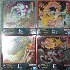 ワンピース　一番くじ メタリック色紙 色紙
