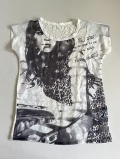 レオパード柄 半袖Tシャツ Mサイズ