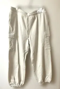 UNIQLO オフホワイト スウェットカーゴパンツ 3XL
