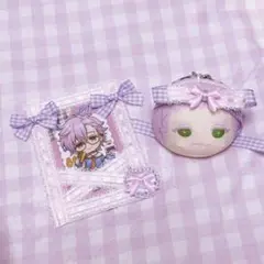 B8 デコケース トレカケースデコ ヘッドドレス おまんじゅう リボン セット