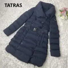 【良品】TATRAS タトラス ダウンコート アゴーニャ ベルト ブラック