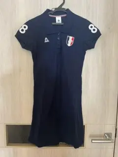 ルコック　ネイビー ポロワンピース S