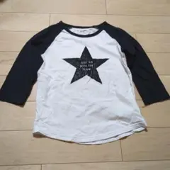 GLOBAL WORK 星型プリント 長袖カットソー XX-LARGE
