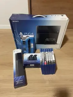 PS4本体＋充電スタンド＋縦置きスタンド＋ソフト7本