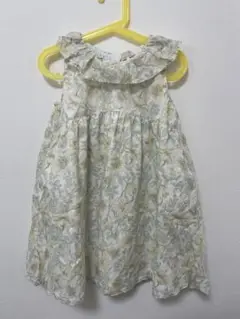 petit main 花柄 ノースリーブワンピース