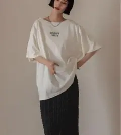 【新品•未使用】ローリーズファーム　2WAYロゴTEE オフホワイト
