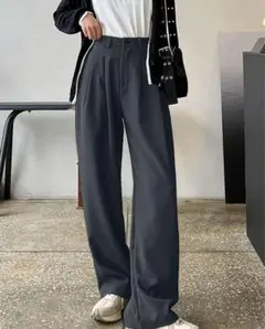 ストレートレッグパンツ　レッグパンツ　ストレートパンツ　ズボン　スラックス