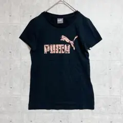【PUMA】プーマ ロゴプリントTシャツ (M) 半袖