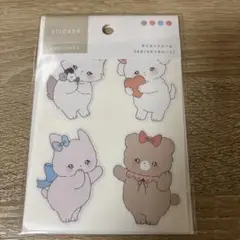 未開封　すき色アニマルズ　ダイカットシール　ステッカー　シール　夏のセール